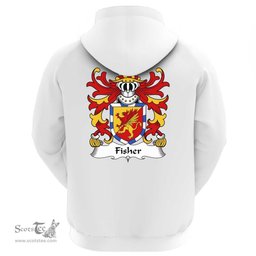 ScotsTee Shop Welsh Fisher (of Carmarthenshire) Coat Of Arms Family Crest Welsh Hoodie Classic
