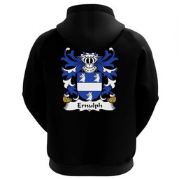 ScotsTee Shop Welsh Ernulph (of Brynbuga, Monmouthshire) Coat Of Arms Family Crest Welsh Hoodie Classic