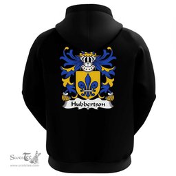 ScotsTee Shop Welsh Hubbertson (of Pembrokeshire) Coat Of Arms Family Crest Welsh Hoodie Classic