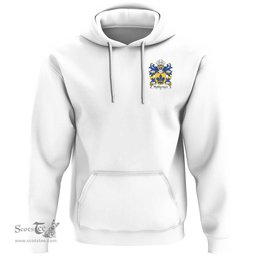 ScotsTee Shop Welsh Hubbertson (of Pembrokeshire) Coat Of Arms Family Crest Welsh Hoodie Classic