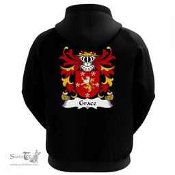 ScotsTee Shop Welsh Grace (of Glamorgan) Coat Of Arms Family Crest Welsh Hoodie Classic