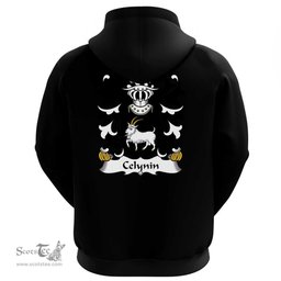 ScotsTee Shop Welsh Celynin (AP RHIRID ) Coat Of Arms Family Crest Welsh Hoodie Classic
