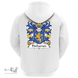 ScotsTee Shop Welsh Fitzhamon (conquered Glamorgan) Coat Of Arms Family Crest Welsh Hoodie Classic
