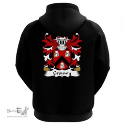 ScotsTee Shop Welsh Gronwy (Fychan, of Anglesey) Coat Of Arms Family Crest Welsh Hoodie Classic
