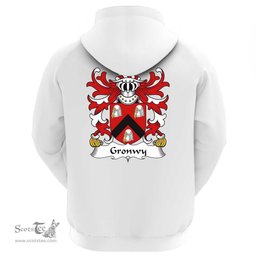 ScotsTee Shop Welsh Gronwy (Fychan, of Anglesey) Coat Of Arms Family Crest Welsh Hoodie Classic
