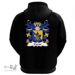 ScotsTee Shop Welsh Carne (of Nash and Ewenni, Glamorgan) Coat Of Arms Family Crest Welsh Hoodie Classic