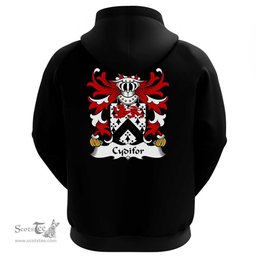 ScotsTee Shop Welsh Cydifor (AP SELYE -King of Dyfed) Coat Of Arms Family Crest Welsh Hoodie Classic