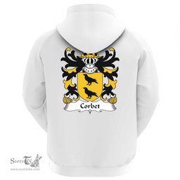 ScotsTee Shop Welsh Corbet (of Cawrse, Montgomeryshire) Coat Of Arms Family Crest Welsh Hoodie Classic