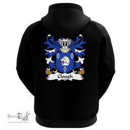 ScotsTee Shop Welsh Clough (of Denbighshire) Coat Of Arms Family Crest Welsh Hoodie Classic