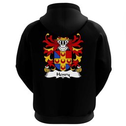 ScotsTee Shop Welsh Henry (AP GWILYM AP THOMAS) Coat Of Arms Family Crest Welsh Hoodie Classic