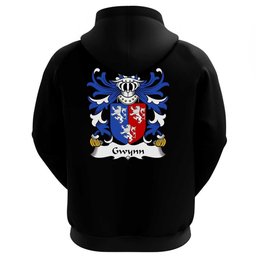 ScotsTee Shop Welsh Gwynn (of Glamorganshire) Coat Of Arms Family Crest Welsh Hoodie Classic