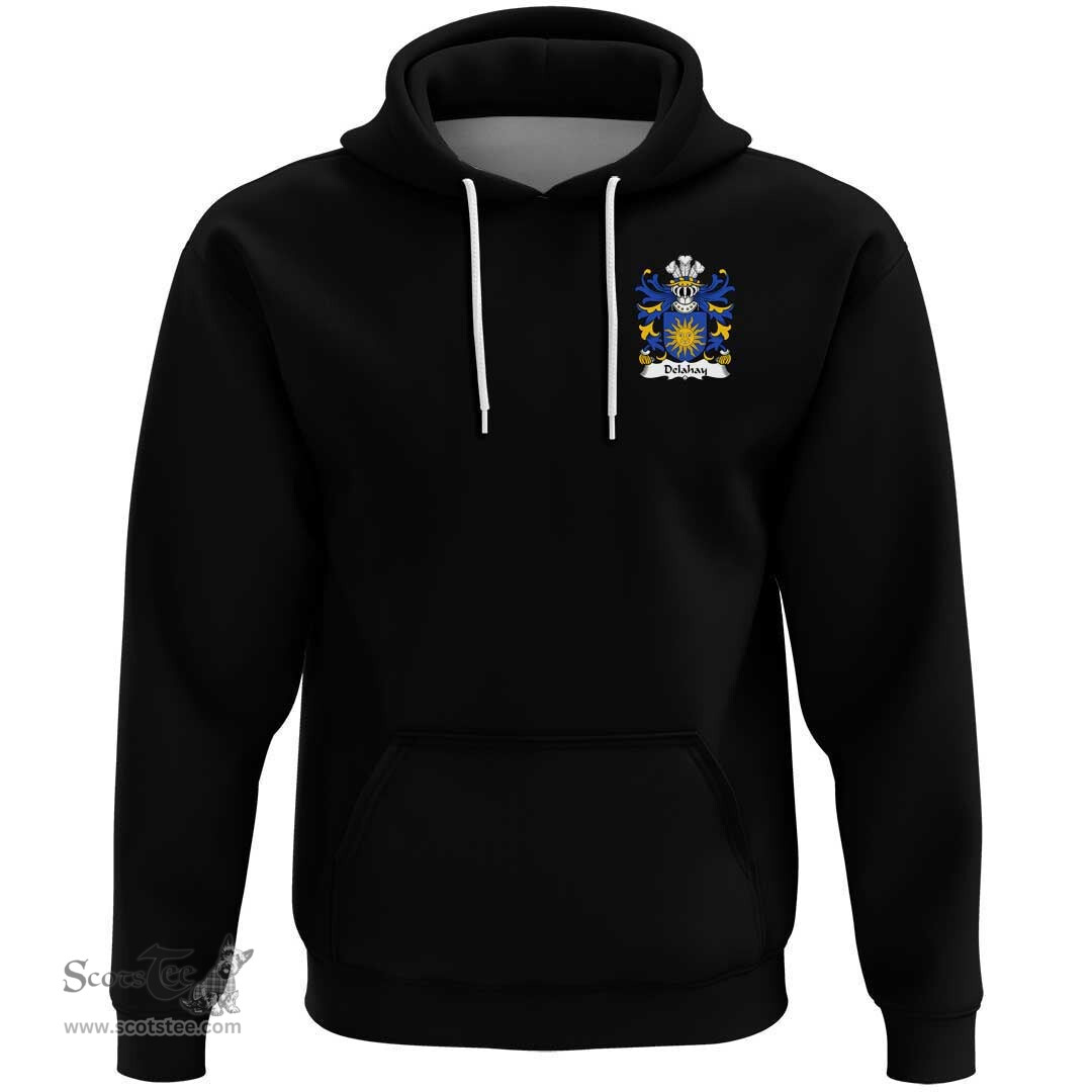 ScotsTee Shop Welsh Delahay (of Breconshire) Coat Of Arms Family Crest Welsh Hoodie Classic