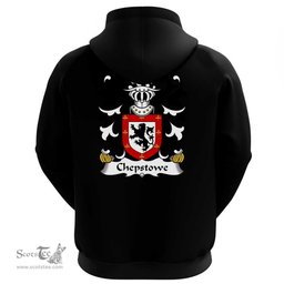 ScotsTee Shop Welsh Chepstowe (Monmouthshire) Coat Of Arms Family Crest Welsh Hoodie Classic