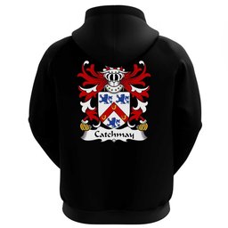 ScotsTee Shop Welsh Catchmay (of Monmouthshire) Coat Of Arms Family Crest Welsh Hoodie Classic