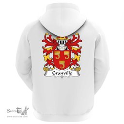 ScotsTee Shop Welsh Granville (Richard de, Founder of Neath Abbey) Coat Of Arms Family Crest Welsh Hoodie Classic