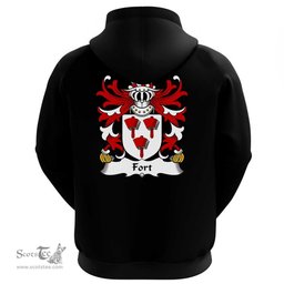 ScotsTee Shop Welsh Fort (of Llansteffan, Carmarthenshire) Coat Of Arms Family Crest Welsh Hoodie Classic