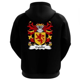 ScotsTee Shop Welsh Cynfin (AP GWERYSTAN) Coat Of Arms Family Crest Welsh Hoodie Classic