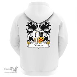 ScotsTee Shop Welsh Gilman (Claims descent from Cilmin Troed-ddu) Coat Of Arms Family Crest Welsh Hoodie Classic