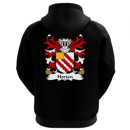 ScotsTee Shop Welsh Horton (of Tre-gwynt, Granston, Pembrokeshire) Coat Of Arms Family Crest Welsh Hoodie Classic