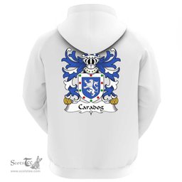 ScotsTee Shop Welsh Caradog (FREICHFRAS -Earl of Hereford) Coat Of Arms Family Crest Welsh Hoodie Classic