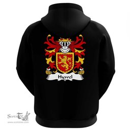 ScotsTee Shop Welsh Hywel (DDA, or Howell, King of Wales) Coat Of Arms Family Crest Welsh Hoodie Classic