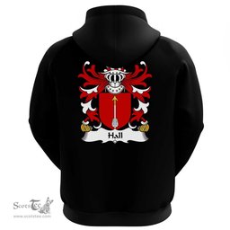 ScotsTee Shop Welsh Hall (of Pembrokeshire) Coat Of Arms Family Crest Welsh Hoodie Classic