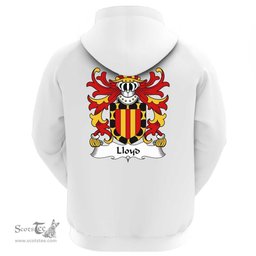 ScotsTee Shop Welsh Lloyd (of Bodiris, Denbighshire) Coat Of Arms Family Crest Welsh Hoodie Classic