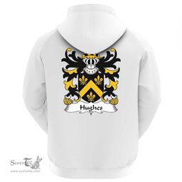 ScotsTee Shop Welsh Hughes (of Breconshire) Coat Of Arms Family Crest Welsh Hoodie Classic