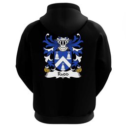 ScotsTee Shop Welsh Rudd (Bishop of St David) Coat Of Arms Family Crest Welsh Hoodie Classic