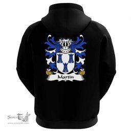 ScotsTee Shop Welsh Martin (of Pembrokeshire, lord of Treglemes) Coat Of Arms Family Crest Welsh Hoodie Classic