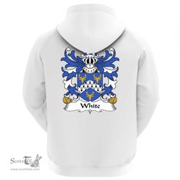ScotsTee Shop Welsh White (of Tenby, Pembrokeshire) Coat Of Arms Family Crest Welsh Hoodie Classic