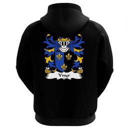 ScotsTee Shop Welsh Ynyr (GWENT, King of) Coat Of Arms Family Crest Welsh Hoodie Classic