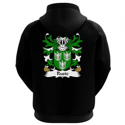 ScotsTee Shop Welsh Ruste (of Abergwili, Carmarthenshire) Coat Of Arms Family Crest Welsh Hoodie Classic