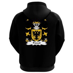 ScotsTee Shop Welsh Powel (of Llandow, Glamorganshire) Coat Of Arms Family Crest Welsh Hoodie Classic