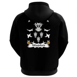 ScotsTee Shop Welsh Woodford (of Castell Pigyn, Carmenthenshire) Coat Of Arms Family Crest Welsh Hoodie Classic