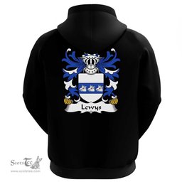 ScotsTee Shop Welsh Lewys (AP RHYS AP HYWEL AP GRUFFUDD) Coat Of Arms Family Crest Welsh Hoodie Classic