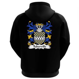 ScotsTee Shop Welsh Tuberville (of Coetry, Glamorgan) Coat Of Arms Family Crest Welsh Hoodie Classic