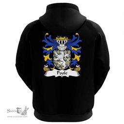 ScotsTee Shop Welsh Poole (of Hawarden, Flint) Coat Of Arms Family Crest Welsh Hoodie Classic