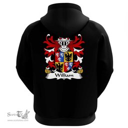 ScotsTee Shop Welsh William (Sir, AP THOMAS) Coat Of Arms Family Crest Welsh Hoodie Classic
