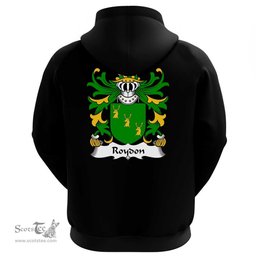 ScotsTee Shop Welsh Roydon (of Is-Coed, Denbighshire) Coat Of Arms Family Crest Welsh Hoodie Classic