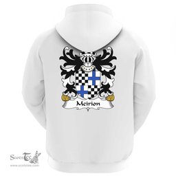 ScotsTee Shop Welsh Meirion (MEIRIONNYDD) Coat Of Arms Family Crest Welsh Hoodie Classic