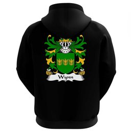 ScotsTee Shop Welsh Wynn (of Gwydir, Caernonfonshire) Coat Of Arms Family Crest Welsh Hoodie Classic