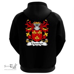 ScotsTee Shop Welsh Llywelyn (DYFARCH) Coat Of Arms Family Crest Welsh Hoodie Classic