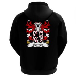 ScotsTee Shop Welsh Scriven (of Frodesley, Shropshire) Coat Of Arms Family Crest Welsh Hoodie Classic
