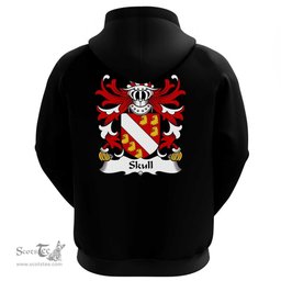 ScotsTee Shop Welsh Skull (of Breconshire) Coat Of Arms Family Crest Welsh Hoodie Classic