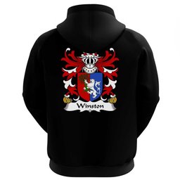 ScotsTee Shop Welsh Winston (of Trewyn, Monmouthshire) Coat Of Arms Family Crest Welsh Hoodie Classic