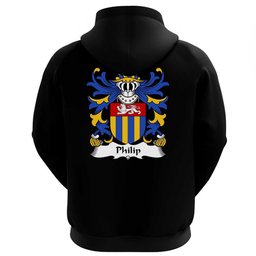 ScotsTee Shop Welsh Philip (Sir, AP RHYS, Breconshire) Coat Of Arms Family Crest Welsh Hoodie Classic