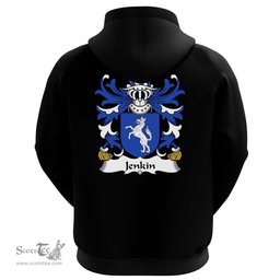 ScotsTee Shop Welsh Jenkin (AP RHYS AP GRUFFUDD) Coat Of Arms Family Crest Welsh Hoodie Classic