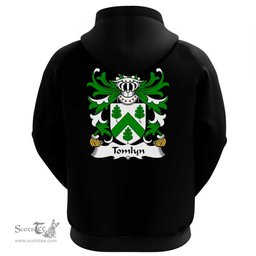 ScotsTee Shop Welsh Tomlyn (lord of Llanllywel, Montgomeryshire) Coat Of Arms Family Crest Welsh Hoodie Classic