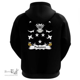 ScotsTee Shop Welsh Puleston (of Emral, Worthenbury, Denbighshire) Coat Of Arms Family Crest Welsh Hoodie Classic